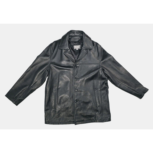 Wilsons Leather Men's Black 4-Button Jacket With Removable Thinsulate Liner XL** - Picture 1 of 14